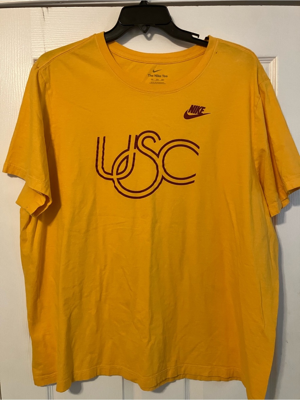Nike Gold USC Trojans Legacy Alternate Logo Shirt Size 3XL *Read Description*